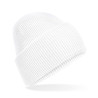 Winter hat - MOD. B385R:White, 100% polyester (Ash, Granite, Cloud Grey, One Size